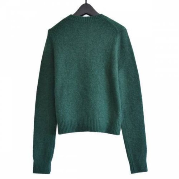 OLD Celine by Phoebe Philo - Green Cashmere Knit Sweater - Picture 2 of 11